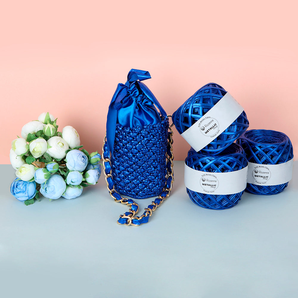 Rozenne Metallic Breeze Collection | Glitter & Metallic Yarn