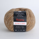 Rozenne Alpaca Aura Wool Yarn 4007 Milk Coffee Main Rozenneyarns.com