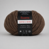 Rozenne Alpaca Aura Wool Yarn 4008 Brown Main Rozenneyarns.com
