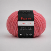 Rozenne Alpaca Aura Wool Yarn 4015 Dusty Rose Main Rozenneyarns.com