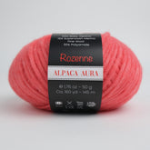 Rozenne Alpaca Aura Wool Yarn 4016 Fuchsia Main Rozenneyarns.com