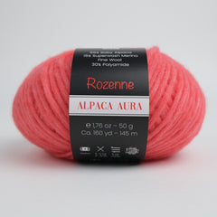 Rozenne Alpaca Aura Wool Yarn 4016 Fuchsia Main Rozenneyarns.com