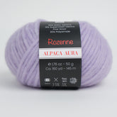 Rozenne Alpaca Aura Wool Yarn 4019 Light Purple Main Rozenneyarns.com