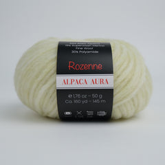 Rozenne Alpaca Aura Wool Yarn 4020 Light Yellow Main Rozenneyarns.com