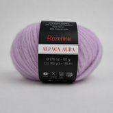 Rozenne Alpaca Aura Wool Yarn 4030 Lilac Main Rozenneyarns.com