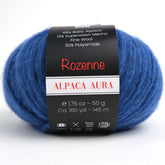 Rozenne Alpaca Aura Wool Yarn 4031 Saxe Blue Main Rozenneyarns.com