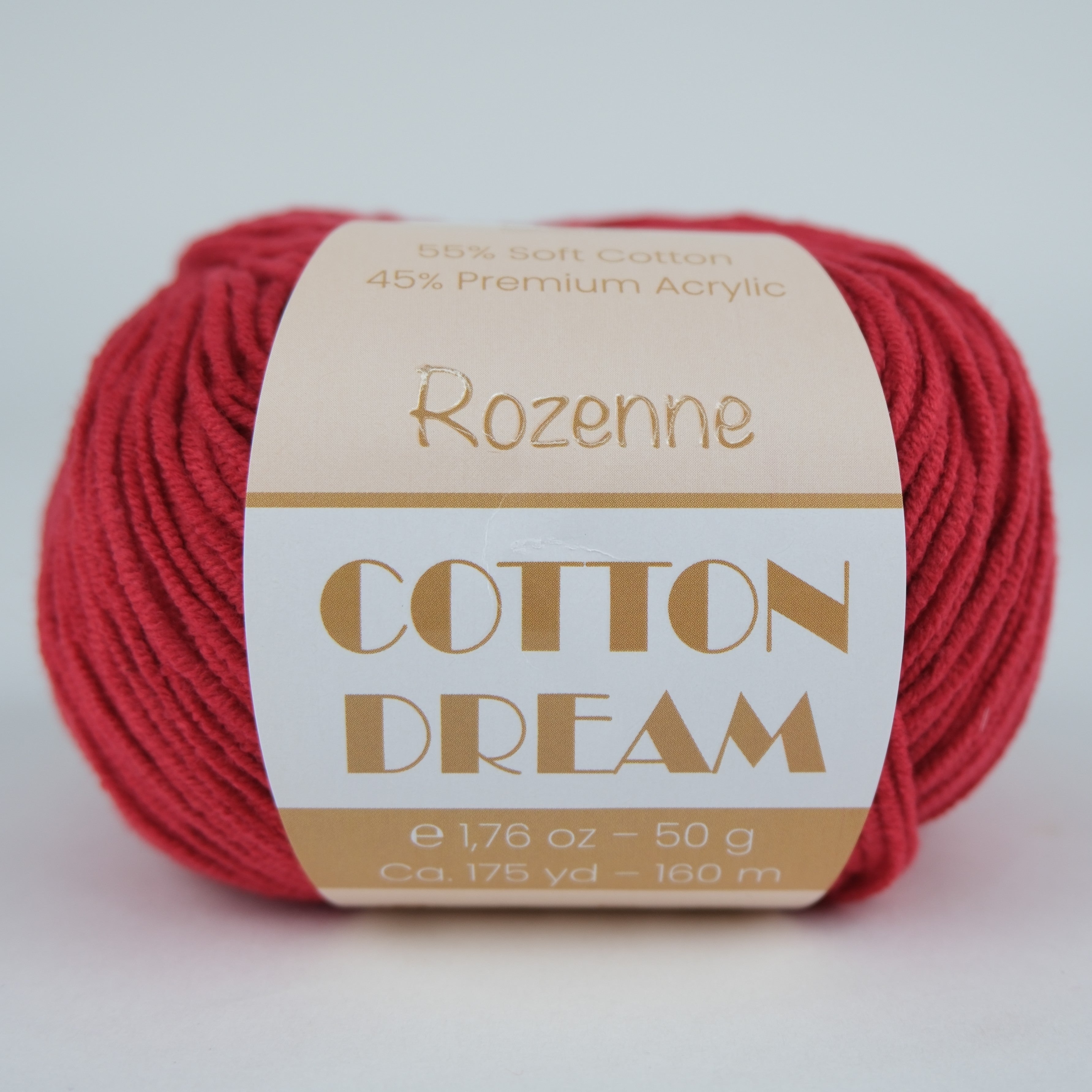 Rozenne Cotton Dream 1110 Pomegranate Red Main Rozenneyarns.com