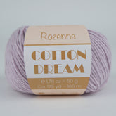 Rozenne Cotton Dream 1112 Lilac Main Rozenneyarns.com