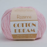 Rozenne Cotton Dream 1126 Pale Pink Main Rozenneyarns.com