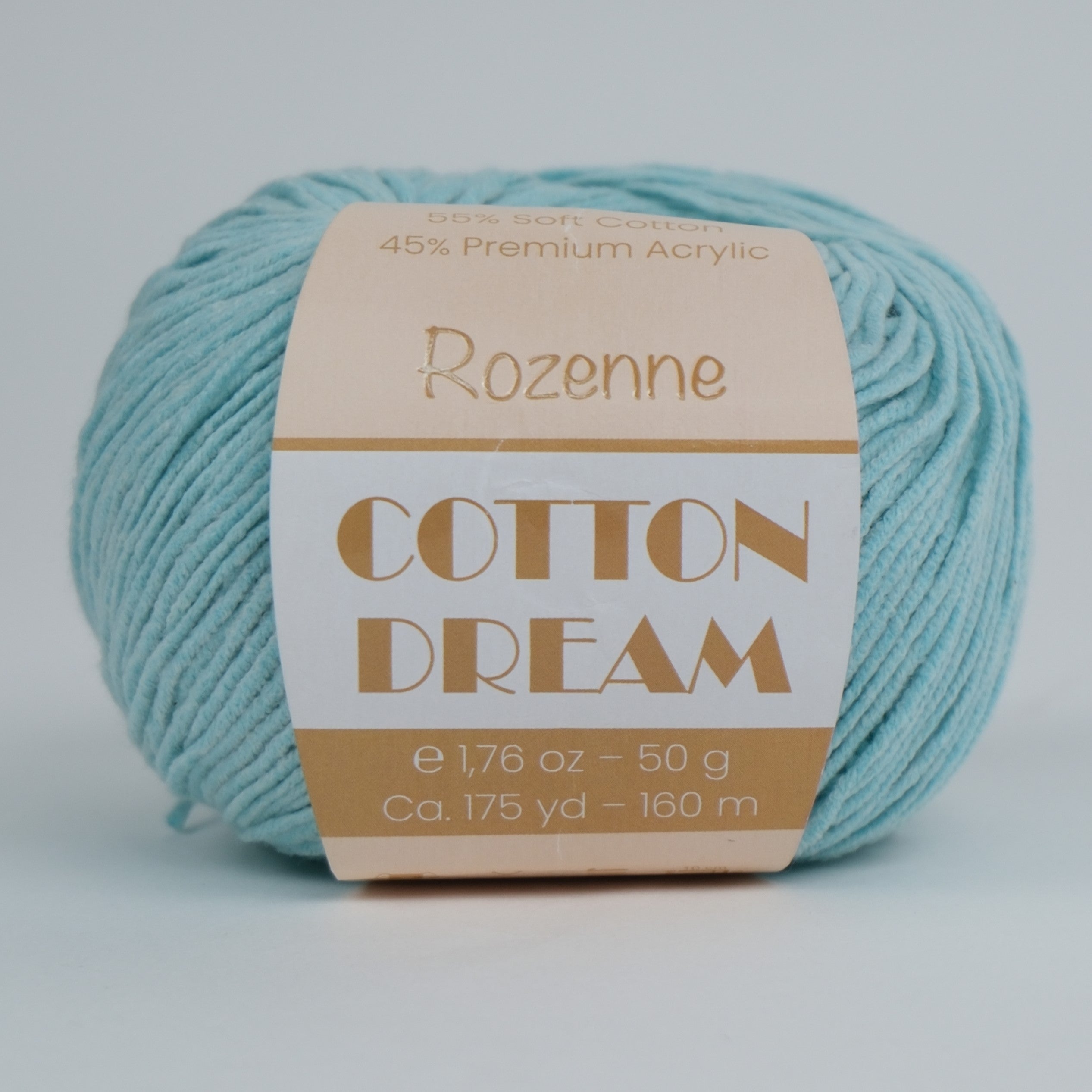 Rozenne Cotton Dream 1138 Ice Blue Main Rozenneyarns.com