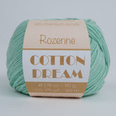 Rozenne Cotton Dream 1139 Water Green Main Rozenneyarns.com