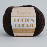 Rozenne Cotton Dream 1142 Dark Brown Main Rozenneyarns.com