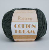 Rozenne Cotton Dream 1149 Pine Green Main Rozenneyarns.com
