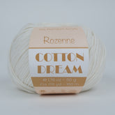 Rozenne Cotton Dream 1152 Off-White Main Rozenneyarns.com