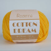 Rozenne Cotton Dream 1104 Yellow Main Rozenneyarns.com
