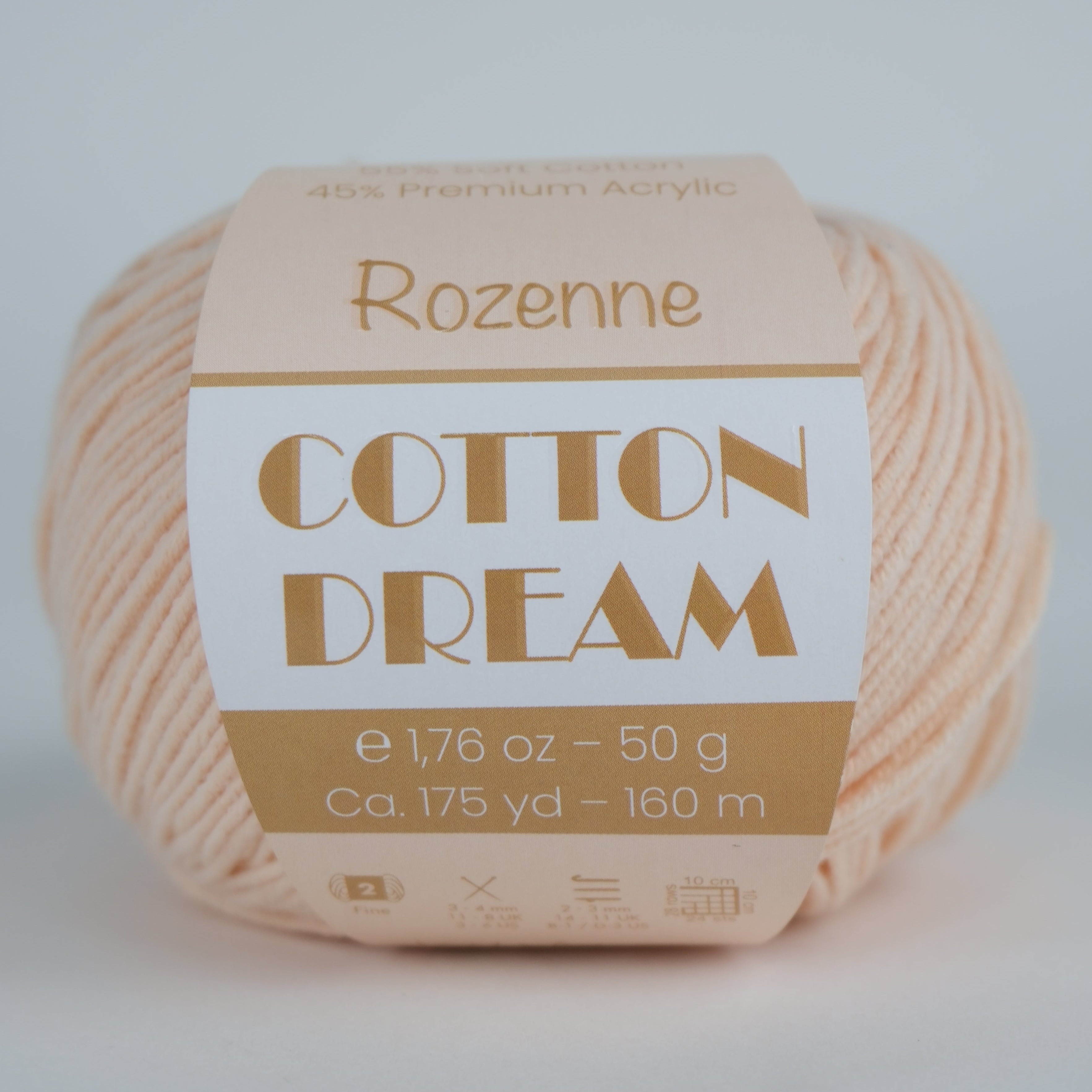 Rozenne Cotton Dream 1106 Light Salmon Main Rozenneyarns.com