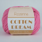 Rozenne Cotton Dream 1108 Dark Pink Main Rozenneyarns.com