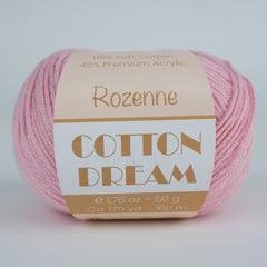Rozenne Cotton Dream 1109 Pastel Pink Main Rozenneyarns.com