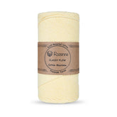 Rozenne Cotton Macrame Yarn 03 Light Yellow Main