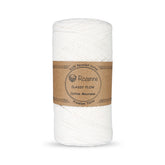 Rozenne Cotton Macrame Yarn 05 White Main