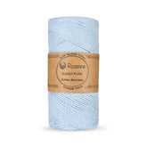 Rozenne Cotton Macrame Yarn 07 Baby Blue Main