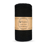 Rozenne Cotton Macrame Yarn 14 Black Main
