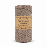 Rozenne Cotton Macrame Yarn 16 Light Brown Main