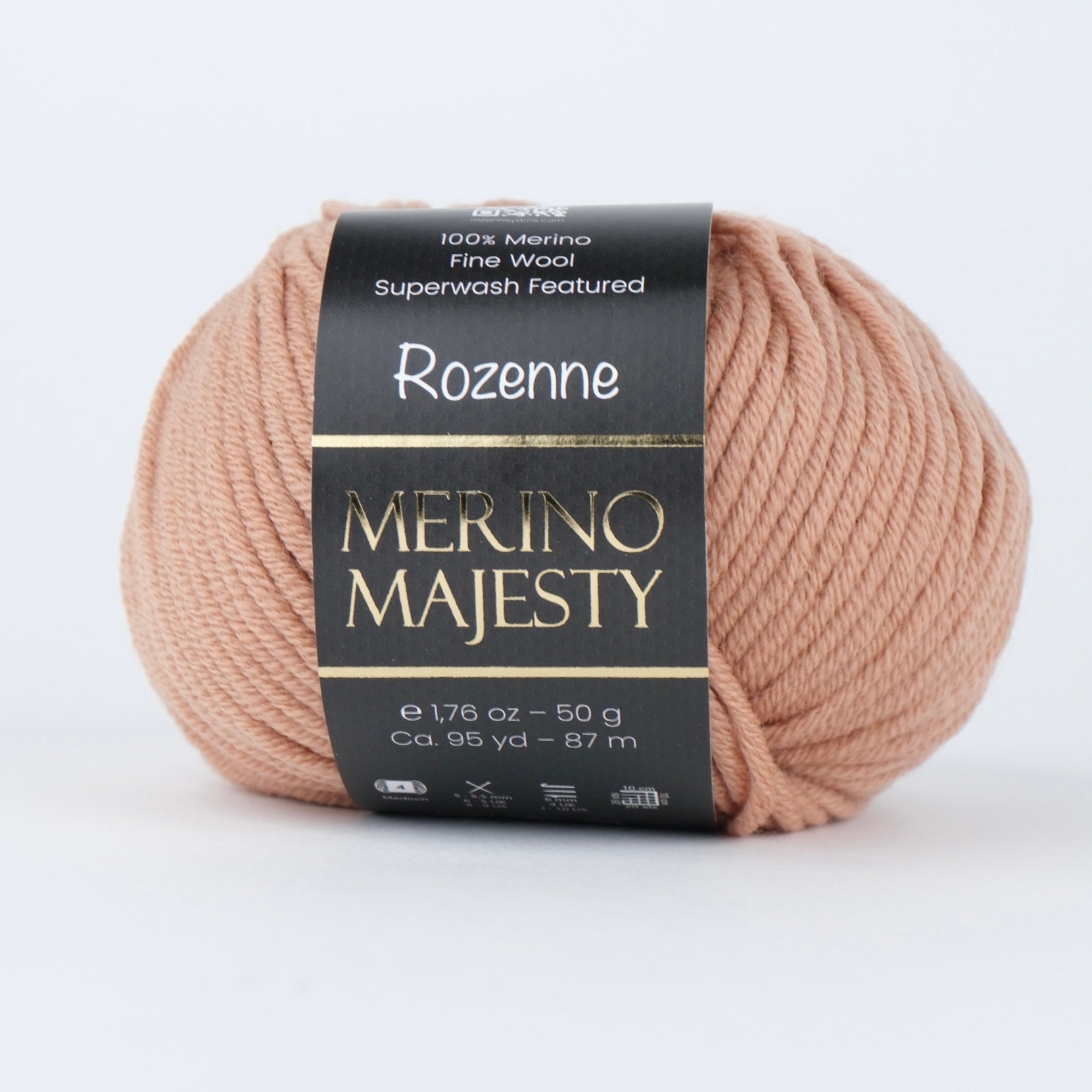 Rozenne Merino Majesty Wool Yarn 3005 Beige Main Rozenneyarns.com