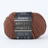 Rozenne Merino Majesty Wool Yarn 3011 Brown Main Rozenneyarns.com