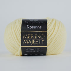 Rozenne Merino Majesty Wool Yarn 3013 Light Yellow Main Rozenneyarns.com