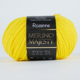 Rozenne Merino Majesty Wool Yarn 3015 Dark Yellow Main Rozenneyarns.com