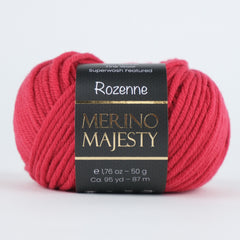 Rozenne Merino Majesty Wool Yarn 3028 Burgundy Main Rozenneyarns.com