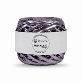 Rozenne Metallic Breeze Glitter Yarn 5004 Nickel Main Photo Rozenneyarns.com