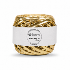 Rozenne Metallic Breeze Glitter Yarn 5005 Gold Main Photo Rozenneyarns.com