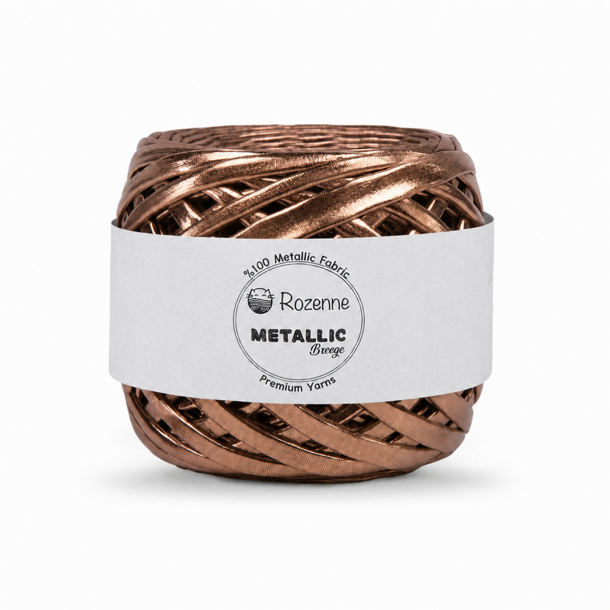 Rozenne Metallic Breeze Glitter Yarn 5008 Bronze Main Photo Rozenneyarns.com