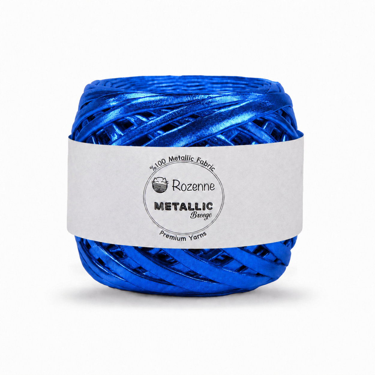 Rozenne Metallic Breeze Glitter Yarn 5018 Sax Blue Main Photo