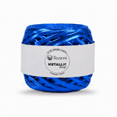 Rozenne Metallic Breeze Glitter Yarn 5018 Sax Blue Main Photo