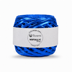 Rozenne Metallic Breeze Glitter Yarn 5018 Sax Blue Main Photo