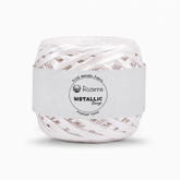 Rozenne Metallic Breeze Glitter Yarn 5021 White Main Photo