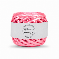 Rozenne Metallic Breeze Glitter Yarn 5023 Neon Pink Main Photo