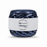 Rozenne Metallic Breeze Glitter Yarn 5028 Midnight Blue Main Photo