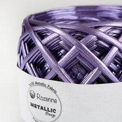 Rozenne Metallic Breeze Super Metallic Yarn 03 Lilac Surface Photo Rozenneyarns.com