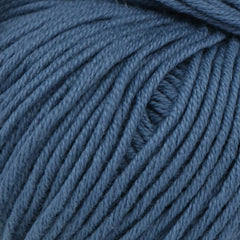 Rozenne Pure Organic Cotton Yarn 2116 Denim Blue Surface Rozenneyarns.com