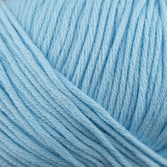 Rozenne Pure Organic Cotton Yarn 2135 Baby Blue Surface Rozenneyarns.com