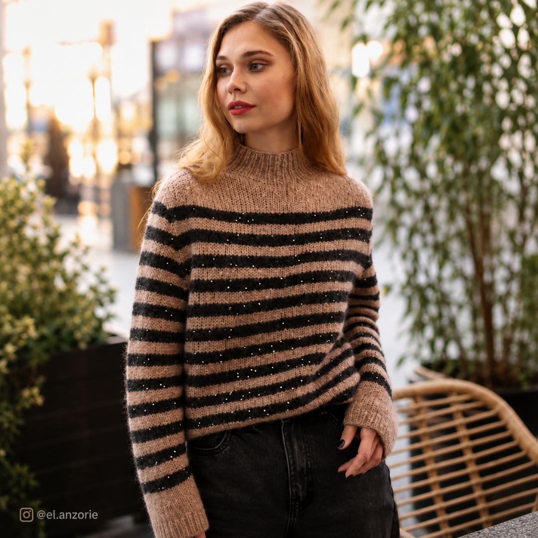 Rozenne Alpaca Aura Alpaca Wool Yarn Pattern 1