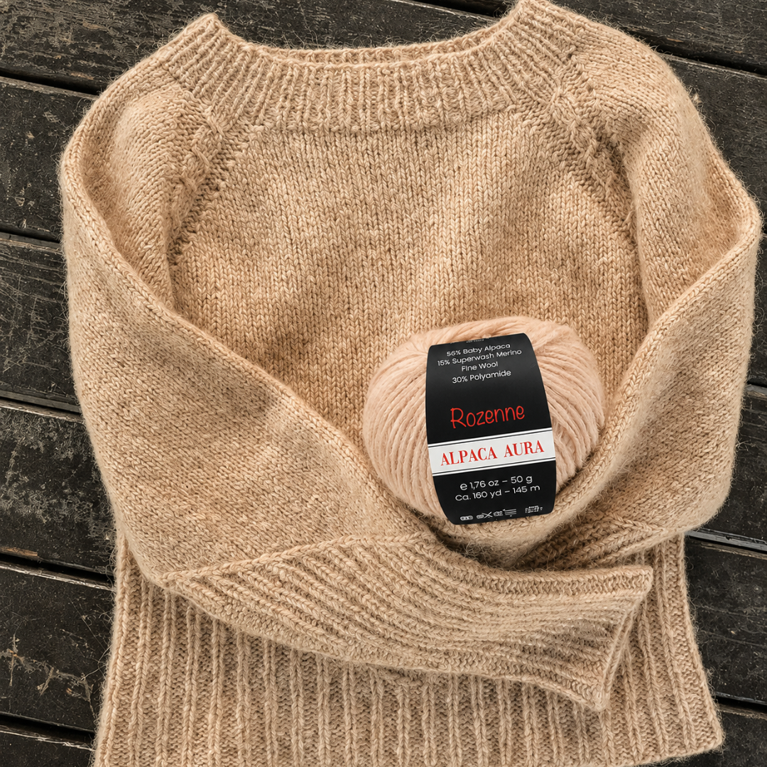 Rozenne Alpaca Aura Alpaca Wool Yarn Pattern 4