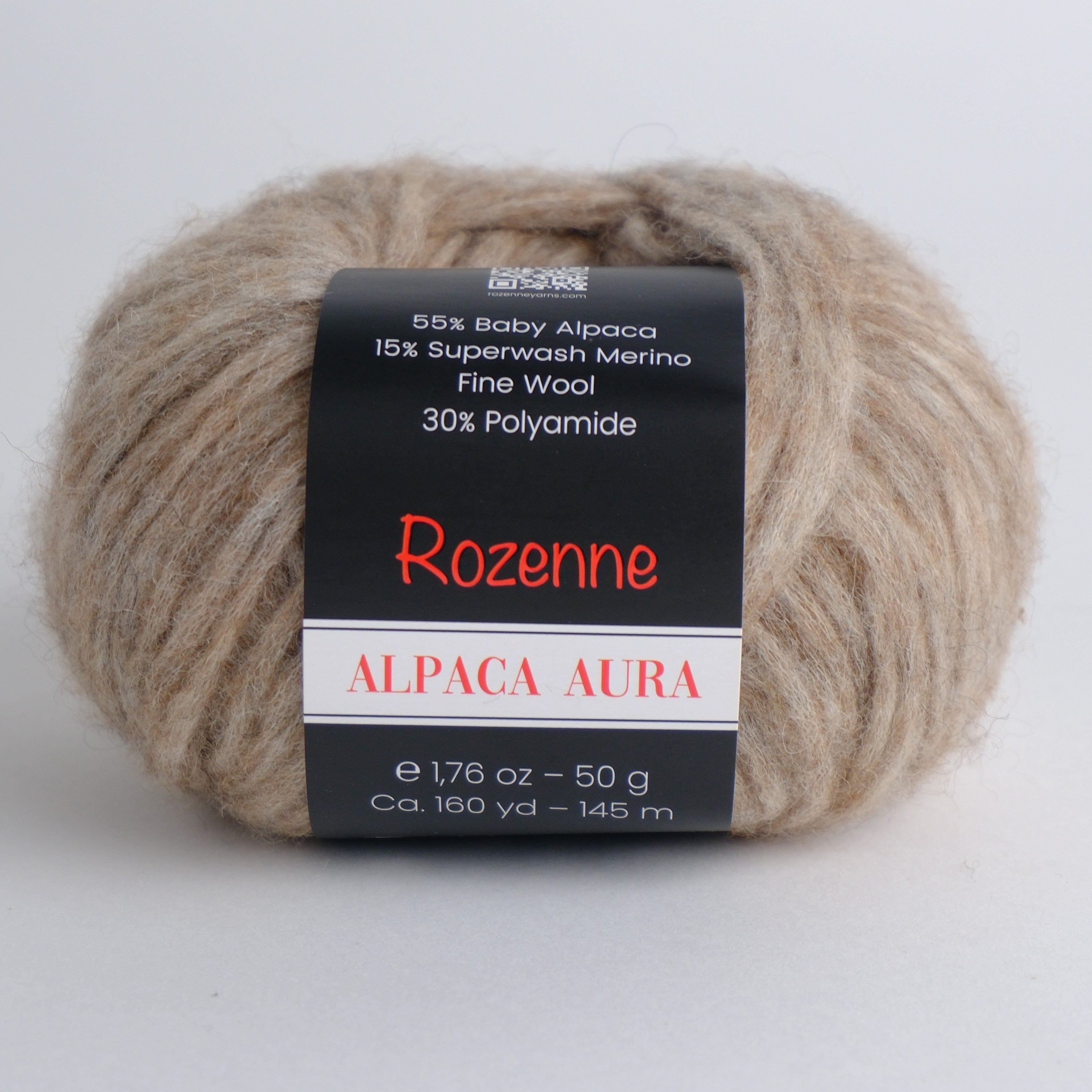 Rozenne Alpaca Aura Wool Yarn 4004 Walnut Main Rozenneyarns.com
