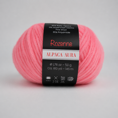 Rozenne Alpaca Aura Wool Yarn 4014 Pink Main Rozenneyarns.com