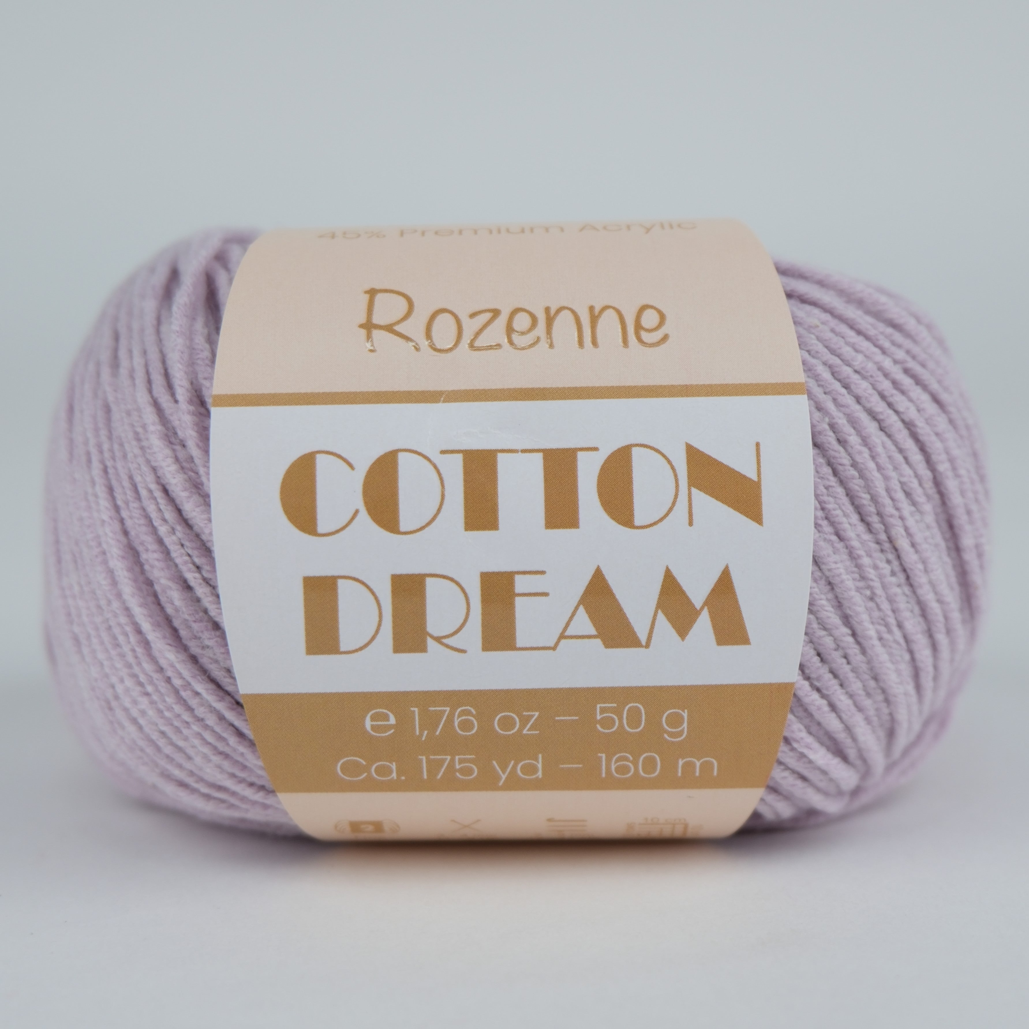 Rozenne Cotton Dream 1112 Lilac Main Rozenneyarns.com