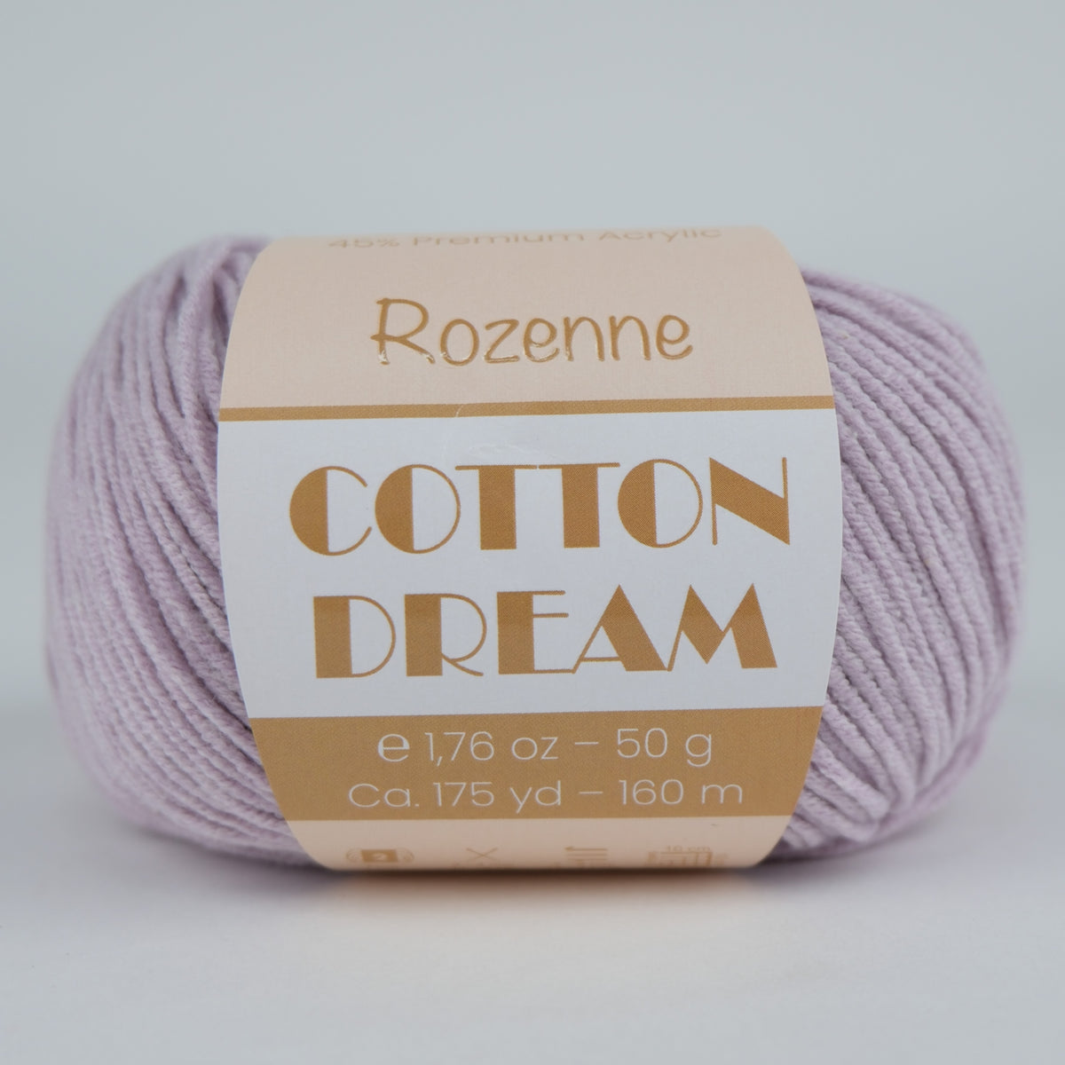 Rozenne Cotton Dream 1112 Lilac Main Rozenneyarns.com